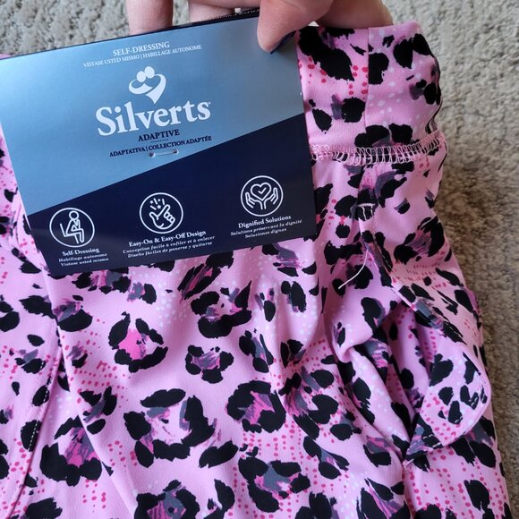 Women’s Self Dressing Adaptive Wide Leg Pull-On Pants – NWT – Size M - Picture 12 of 12